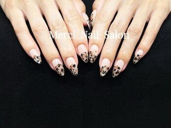 メルシー(Merci)/ヒョウ柄ネイル