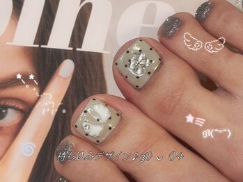 mimi.nail 吉祥寺 ウィッシュコア/バレエコア/長さだし/持ち込み/ガーリー/フィルイン/