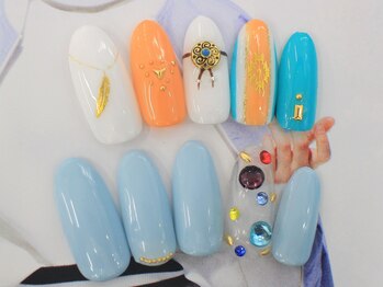 ネイルサロンセレーネ(Selene)/春夏ネイル☆コンチョネイル