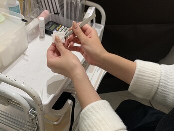 まつげエクステ専門店 アイラ 万代店(EYELA)/器具消毒