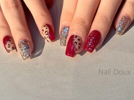 秋のレオパードネイル