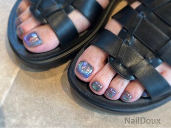ネイル ドゥ 岡山駅前店(Nail Doux)/うるうるフットネイル