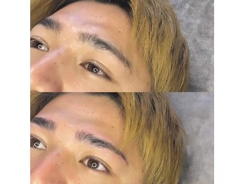 ボス ブロウ 天白店(BOSS BROW)/【メンズ眉毛】before after