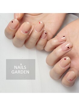 ネイルズガーデン(NAILS GARDEN)/バレンタイン×ハート