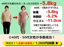 キースタイルフィットネスの雰囲気（40代でも3カ月で5.8kg減成功！）