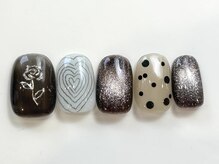 ネイルメゾン 天神店(NAIL MAISON)/バラマグ冬個性派¥7550
