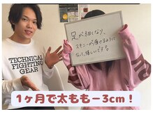 アクア 名古屋天白店(Aqours)/美脚メニューを受けたお客様☆