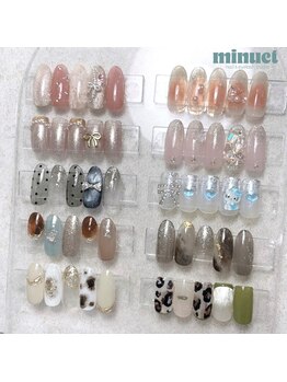 ミヌエット(minuet)の写真/minuet自慢の定額コースが大人気！！系統別、20種類以上のデザインの中からお選びいただけます◎