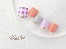 ネイルサロン ブランロール 白金店(Nail Salon Blanl'or)/FOOT ガーリーギンガムチェック