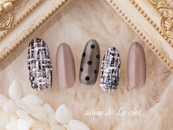 サロン ドゥ ル シエル(salon de Le ciel)/ツイード*ドットnail