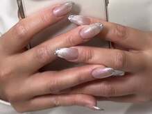 ネイル スパ ココプラス(Nail spa Cocoplus)/マグネットベース硝子フレンチ