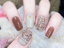 モアグラム 渋谷道玄坂店(More Glam)/チェックネイル　