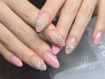 マニル アンド ネトラ(manil & netola)/ツィードネイル×ピンク