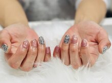 オルオル(oluolu)/大人かわいいツイードネイル