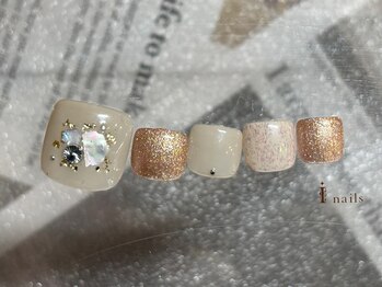 アイネイルズ 横浜EAST店(I-nails)/シェルフットネイル