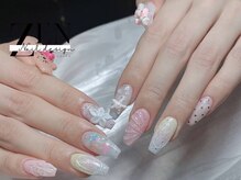 ゼン ネイル デザイン 池袋(ZEN NAIL DESIGN)/ 長さだしやり放題×つけ放題