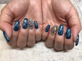 埋め尽くしネイル