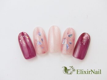 エリクサーネイル 神田(Elixir Nail)/シンプル/クーポン使用