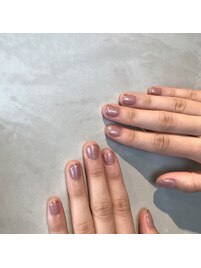 ショートネイルミラーフレンチ