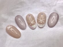 ラウレアネイル(Laule’a Nail)/【定額】バレエネイル リボン