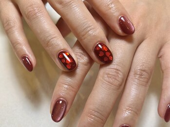 ジュイール ネイル 千葉店(Jouir nail)/埋め込みハートホロ