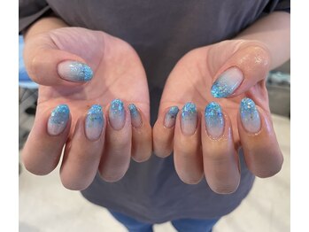 ホワイルアットネイル ハラジュク(while at nail HARAJUKU)/ラメグラデーション