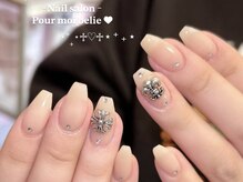 ぷわべりネイル 岐南/トレンドクロム！