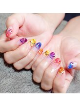 タンタ(Tanta)/持ち込みデザインネイル:夏祭り