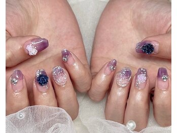 ジェー エス シー ネイル(J.S.C.nail)の写真/【人気マグ追加料金無し】パラジェル使用、フィルイン対応で自爪育成◎大人気デザインでモテ可愛いネイル♪
