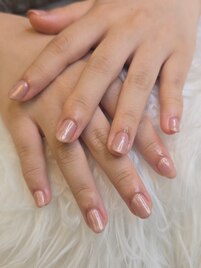 ラメ入りジェルワンカラー