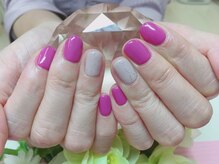 プルミエ ネイル(Premier Nail)/二本アート☆秋カラー