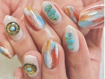 リッチネイル(Rich Nail)/ターコイズネイル