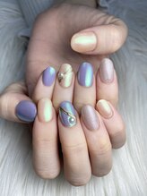 インプレス 鶴見店(Impress)/オーロラミラーネイル