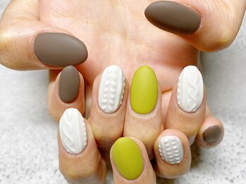 ボーホーネイルズコレクション(BOHO NAILS COLLECTION)/マットニットネイル