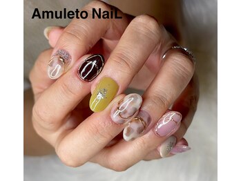 アムレート ネイル 蕨(Amuleto NaiL)/アニマル柄ネイル