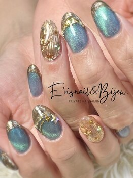 イリスネイル アンド ビジュー(E’risnail&Bijew.)/流れ星ネイル！