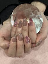 チェリーブロッサム(A CHERRY BLOSSOM)/大人マーブルネイル