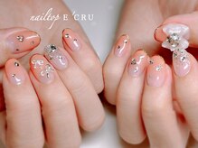 ネイルトップエクル(nail top E CRU)/リボンパーツ