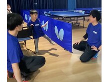 はじめての卓球の雰囲気（はじめての卓球キッズレッスン）