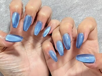 リ イノ ネイル ダツモウ(Re:ino)の写真/ポリジェル長さ出し◎お好きなデザイン＆爪の長さや形もお任せ！理想の指先に♪【定額フルアート￥8000~】