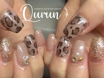 クルン 大阪 御幣島(Qurun)/レオパードネイル