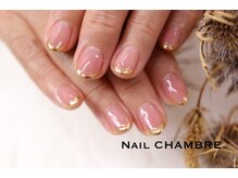 ネイル シャンブル(nail CHAMBRE)/ミラーフレンチネイル