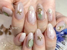 手書き/ジュエリー/シェル