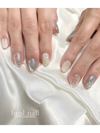 white×blue×rame×shell～
