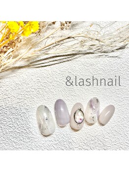 アンドラッシュネイル(&Lash nail)/定額サンプル6500/6本アート