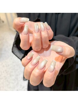 ホワイトネイル 鳳店(WHITE NAIL)/先端ライン/マグネットネイル