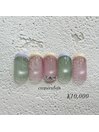 5月キャンペーンネイル4種¥10000