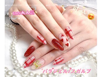 ダンデライオンネイル 北千住(dandelion nail)の写真/繊細な手描きアートで個性を表現して。持ち込みデザインもお任せ、お気軽に相談を☆