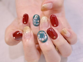 ラルネイル 大宮(Lull. nail)/*Xmas*ツリー&リース*