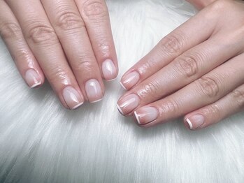 ビーネイル 新松戸(BE NAIL)/カラーグラデーションフレンチ